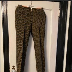 Fendi Zucca Print Pants - Womens